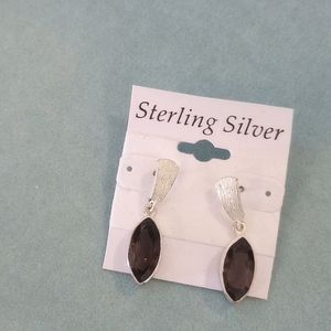 Silver earrings